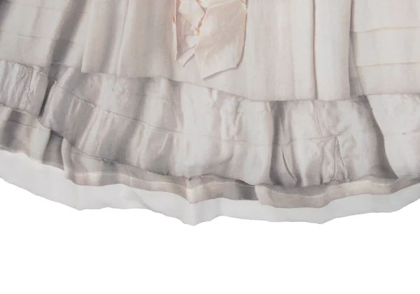 COMME des GARCONS Silk Transfer Printed Tulle Skirt K-162545_012