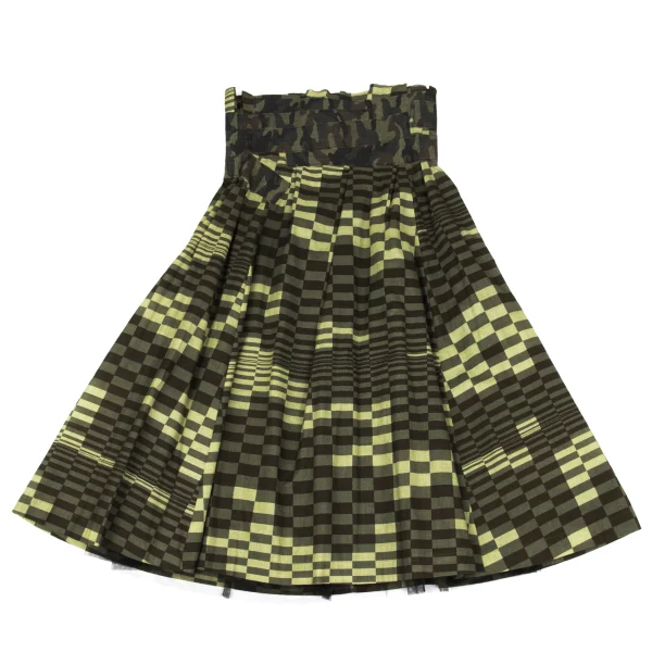 Unbranded Camouflage Tape Mesh Layer Skirt K-162546_002