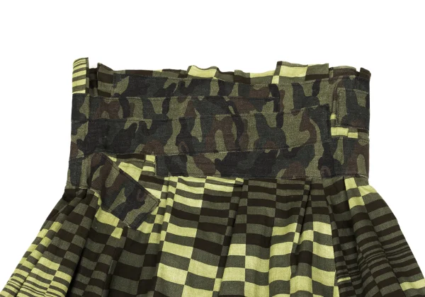 Unbranded Camouflage Tape Mesh Layer Skirt K-162546_004