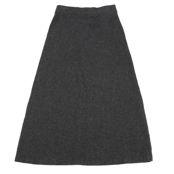 COMME des GARCONS Fulling Wool Long Skirt K-162547_012