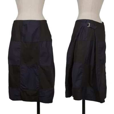 tricot COMME des GARCONS Checker Switching Skirt