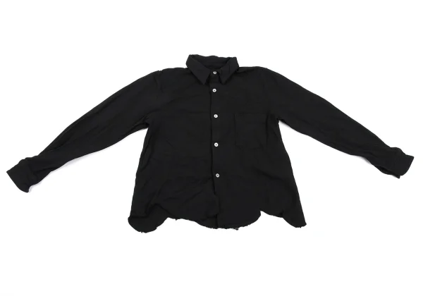 robe de chambre COMME des GARCONS Dyed Round Hem Poly Fulling Shirt K-162552_002