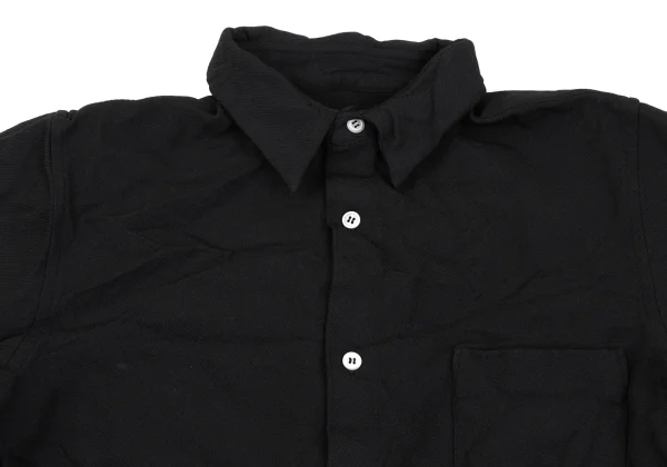 robe de chambre COMME des GARCONS Dyed Round Hem Poly Fulling Shirt K-162552_003