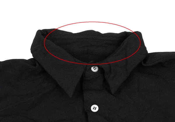 robe de chambre COMME des GARCONS Dyed Round Hem Poly Fulling Shirt K-162552_004