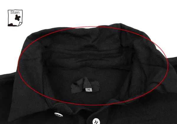 robe de chambre COMME des GARCONS Dyed Round Hem Poly Fulling Shirt K-162552_005