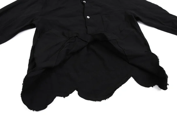 robe de chambre COMME des GARCONS Dyed Round Hem Poly Fulling Shirt K-162552_012