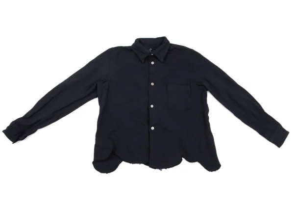 robe de chambre COMME des GARCONS Dyed Round Hem Poly Fulling Shirt K-162553_002