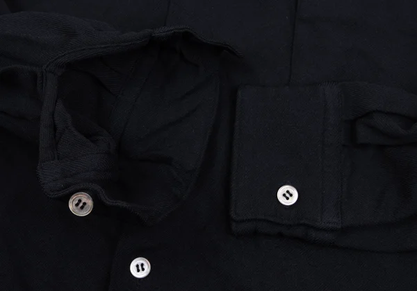 robe de chambre COMME des GARCONS Dyed Round Hem Poly Fulling Shirt K-162553_008