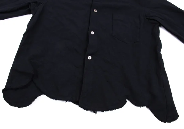 robe de chambre COMME des GARCONS Dyed Round Hem Poly Fulling Shirt K-162553_009