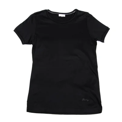 Burberrys' Openwork knit trim T-shirt