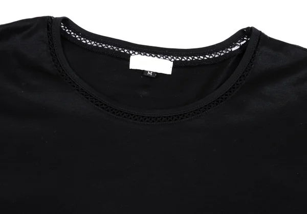 Burberrys' Openwork knit trim T-shirt K-162558_002
