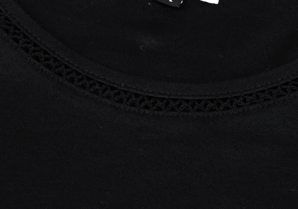 Burberrys' Openwork knit trim T-shirt K-162558_003