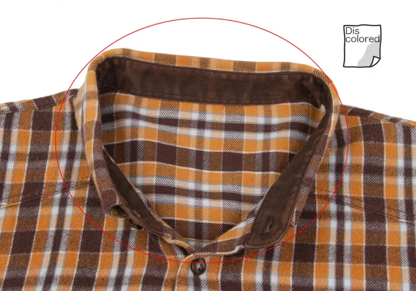 PAPAS&SONS Cotton Check Flannel Shirt K-162559_005