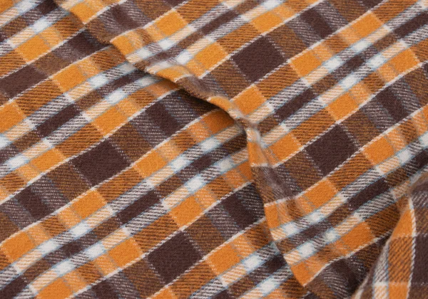 PAPAS&SONS Cotton Check Flannel Shirt K-162559_009