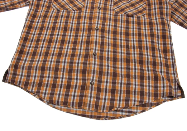 PAPAS&SONS Cotton Check Flannel Shirt K-162559_011