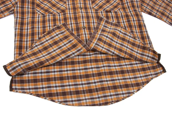 PAPAS&SONS Cotton Check Flannel Shirt K-162559_013