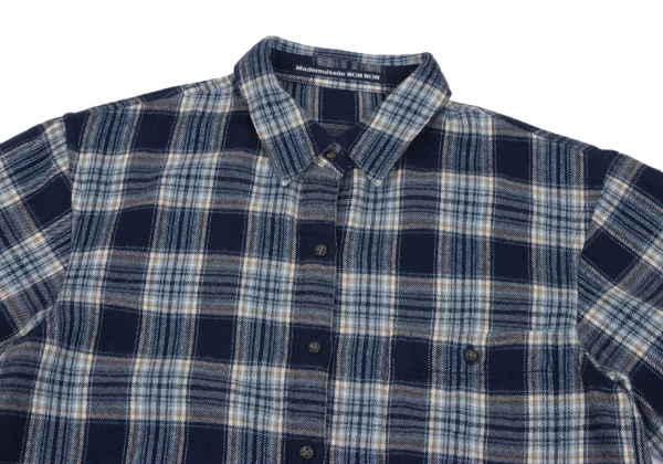 Mademoiselle NON NON Check Flannel Shirt K-162561_003