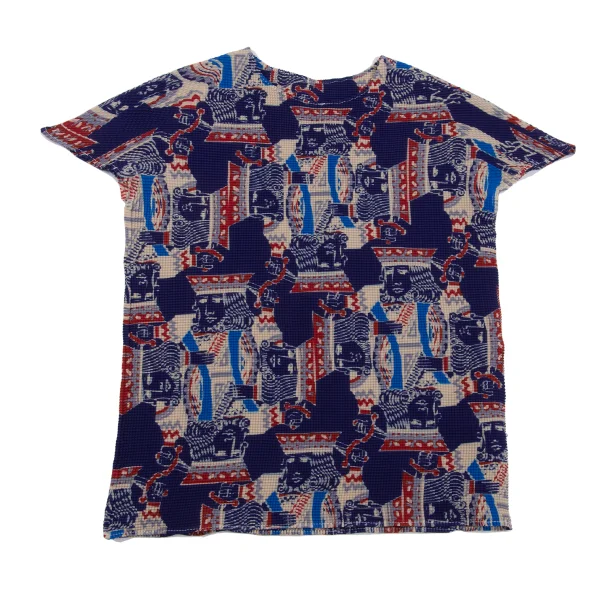 ISSEY MIYAKE PLEATS(T.) King Printed Stretch Pleats T Shirt K-162564_002