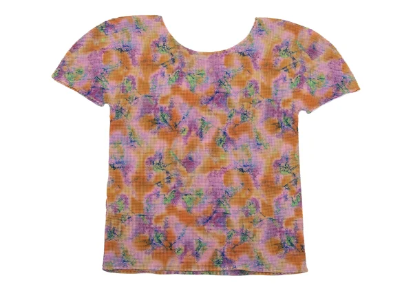 ISSEY MIYAKE me Marble Printed Stretch Pleats T Shirt K-162566_007