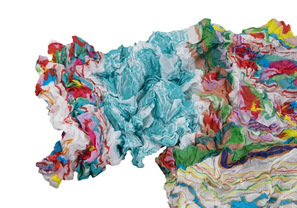 ISSEY MIYAKE FETE Wrinkled Pleats Multi Print Top K-162567_005
