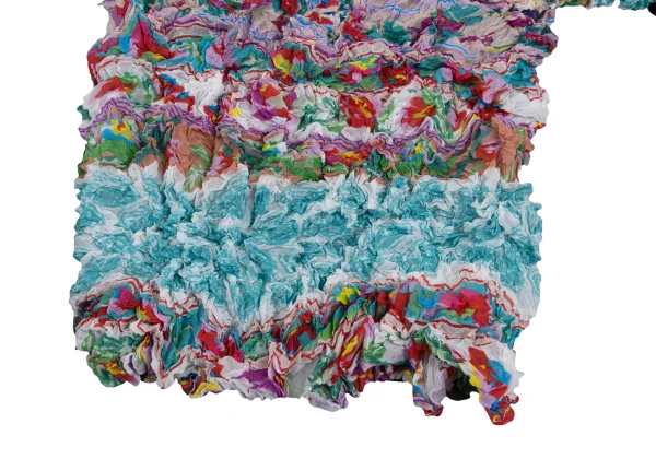 ISSEY MIYAKE FETE Wrinkled Pleats Multi Print Top K-162567_008