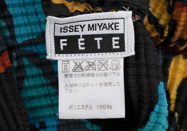 ISSEY MIYAKE FETE Flower Printed Pleats High-neck T-shirt K-162569_016