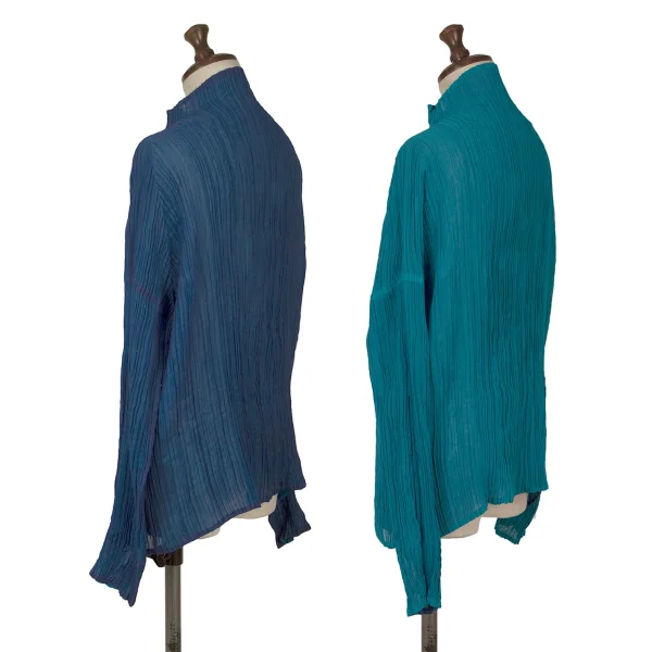 ISSEY MIYAKE FETE Reversible Pleats Blouse K-162570_002