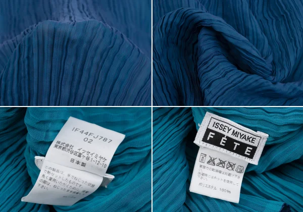 ISSEY MIYAKE FETE Reversible Pleats Blouse K-162570_020