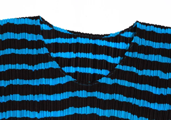 PLEATS PLEASE Stripe Printed T Shirt K-162571_003