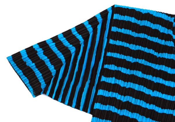 PLEATS PLEASE Stripe Printed T Shirt K-162571_004