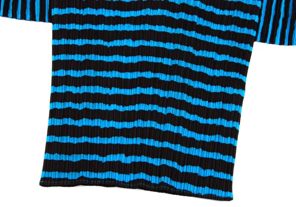 PLEATS PLEASE Stripe Printed T Shirt K-162571_005