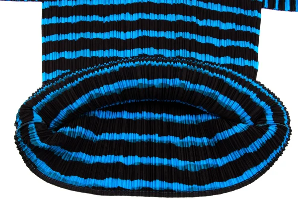 PLEATS PLEASE Stripe Printed T Shirt K-162571_006