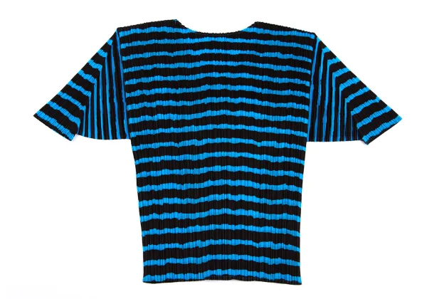 PLEATS PLEASE Stripe Printed T Shirt K-162571_007