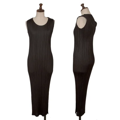 PLEATS PLEASE Sleeveless Maxi Dress
