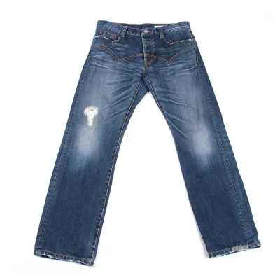 sunao kuwahara Western Yoke Crashed Jeans