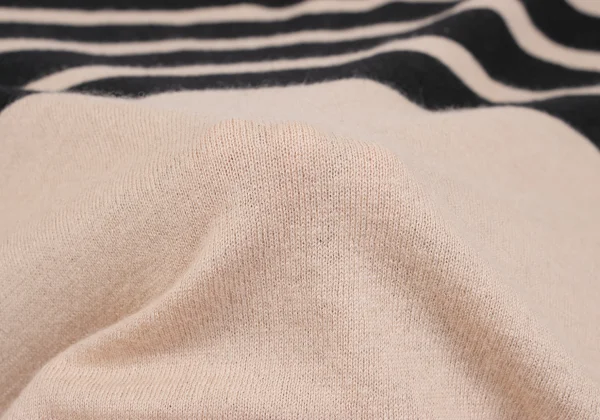 TSUMORI CHISATO Open-shoulder Stripe Flare Knit Sweater K-162576_013