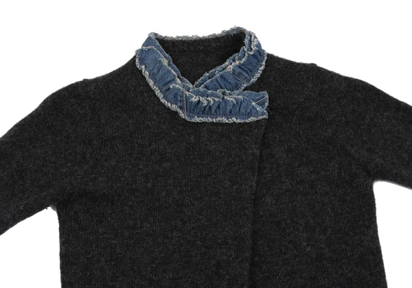 A/T Denim Switching Knit Cardigan K-162580_003