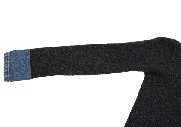 A/T Denim Switching Knit Cardigan K-162580_006