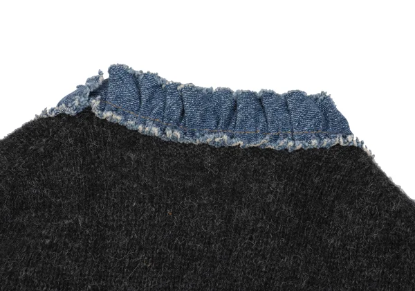 A/T Denim Switching Knit Cardigan K-162580_012