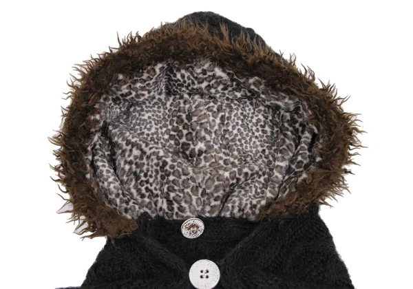 sunao kuwahara Faux Fur Hooded Scarf K-162584_006