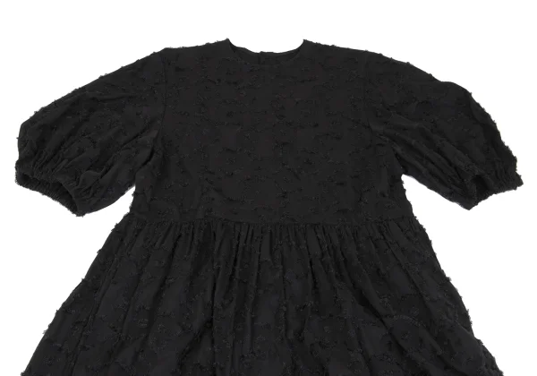 tao Fringe Jacquard Back Open Dress K-162585_003
