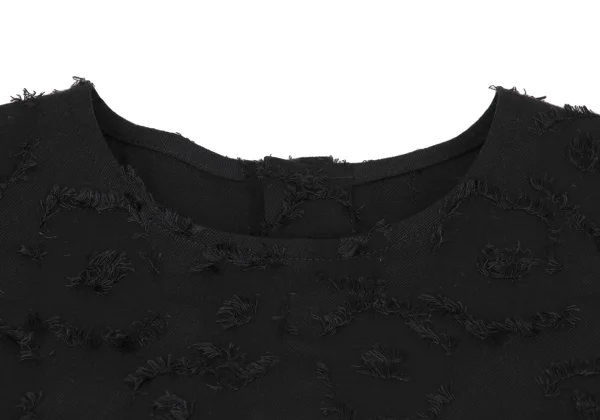 tao Fringe Jacquard Back Open Dress K-162585_004