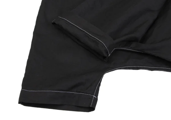 tao White Stitched Dropped Crotch Overalls K-162586_006