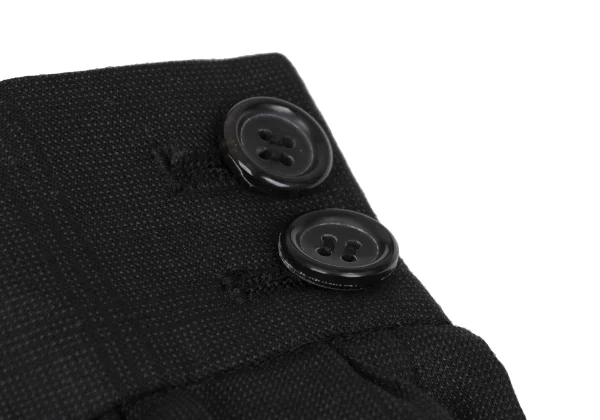 BLACK COMME des GARCONS Shadow Check Apron Dress K-162590_005
