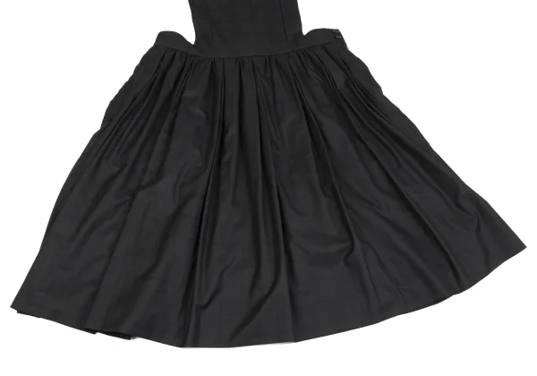BLACK COMME des GARCONS Shadow Check Apron Dress K-162590_007