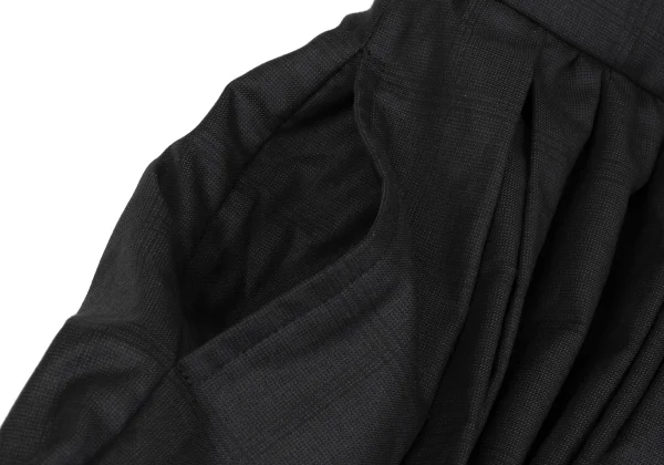 BLACK COMME des GARCONS Shadow Check Apron Dress K-162590_008