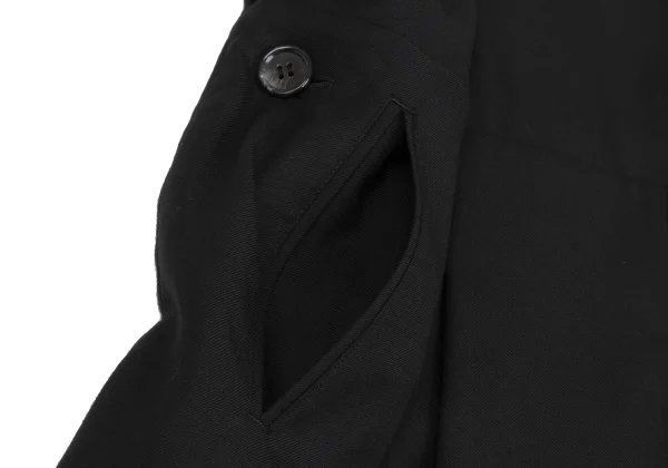 noir kei ninomiya Wool Gabardine Wide Overalls K-162593_009