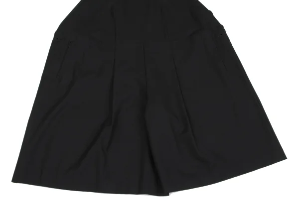 noir kei ninomiya Wool Gabardine Wide Overalls K-162593_010