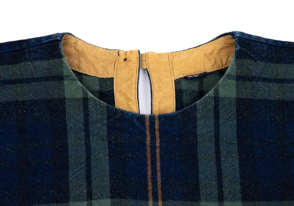 45rpm 45R Cotton Check Round Hem Tunic K-162594_004