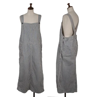 45rpm 45R Cotton Striped Jumper Skirt